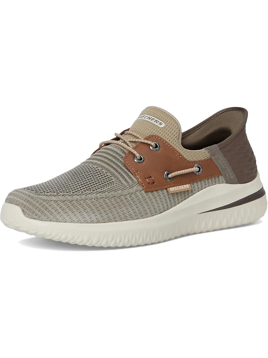 Мужские кроссовки SKECHERS Delson 3.0 Roth Hands Free Slip-Ins — изображение 7 из 7, коричневый