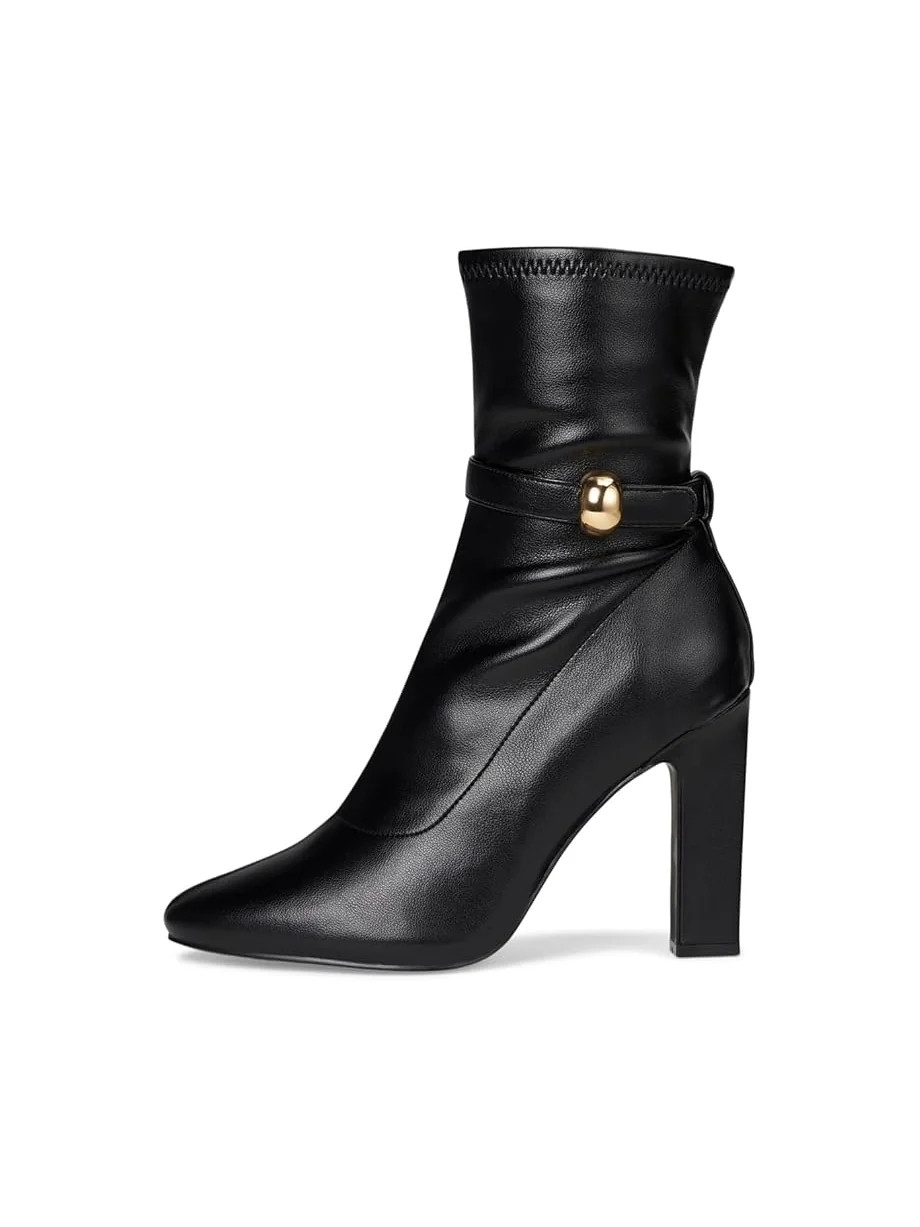 Женские ботинки Steve Madden Aroma — изображение 2 из 7, черный/золотистый