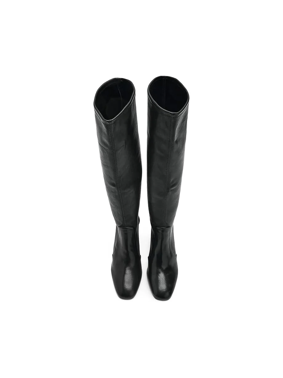 Женские ботинки Stuart Weitzman Lucie Boot 75 — изображение 2 из 7, черный