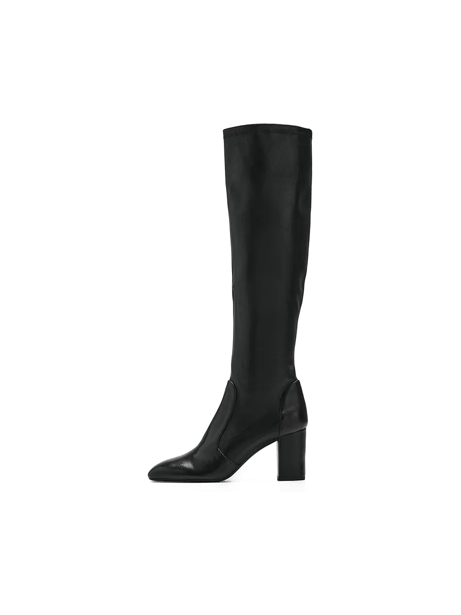 Женские ботинки Stuart Weitzman Lucie Boot 75 — изображение 4 из 7, черный