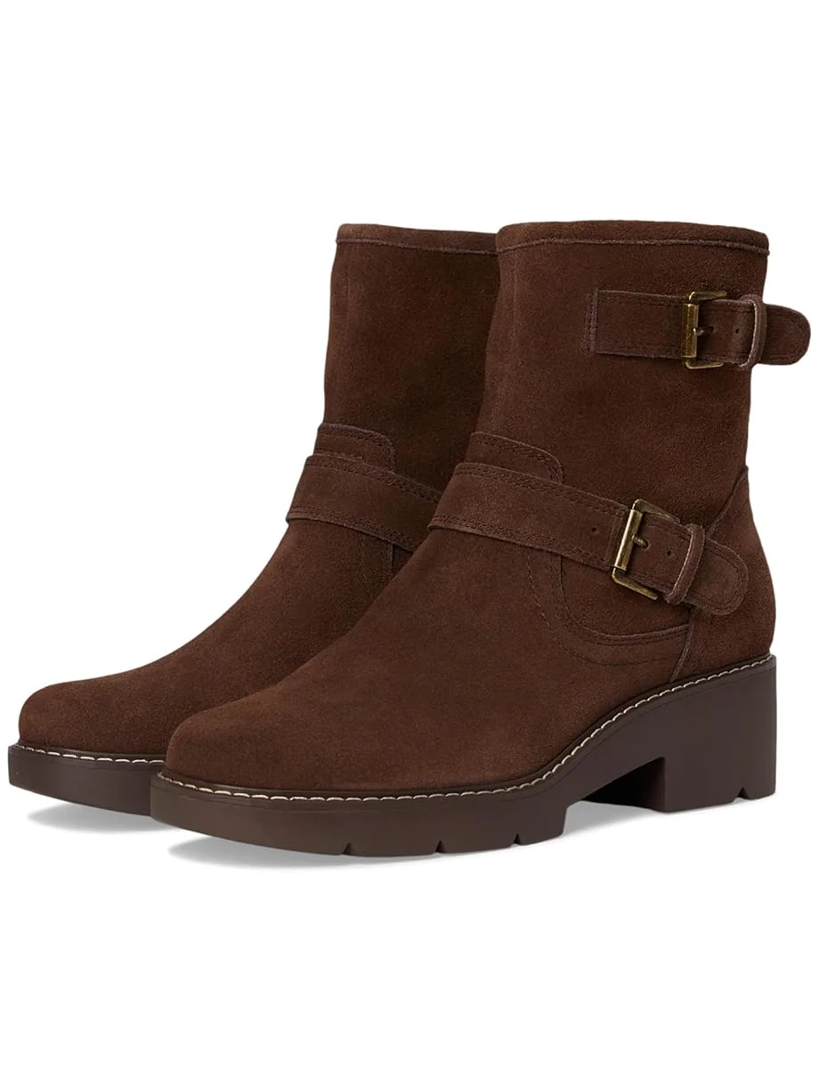 Женские мото-ботинки Lucky Brand Migyn Double Buckle — изображение 1 из 7, капучино