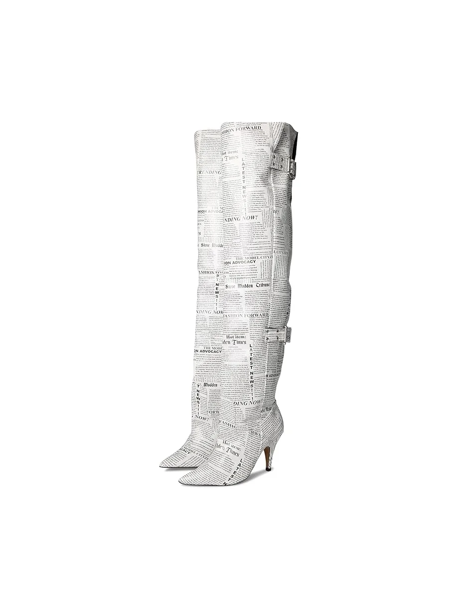 Женские ботинки Steve Madden Baddie — изображение 1 из 7, белый/черный