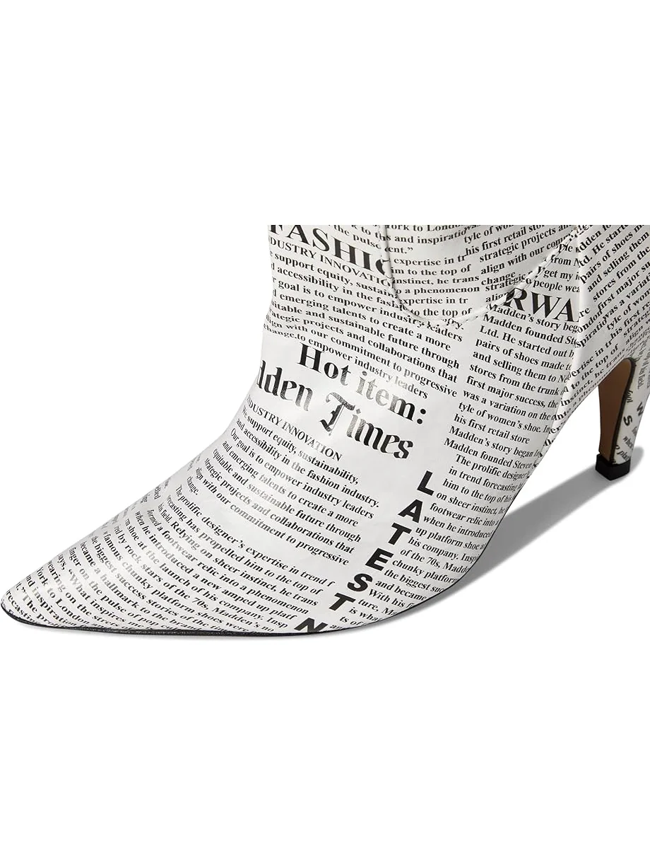 Женские ботинки Steve Madden Baddie — изображение 2 из 7, белый/черный