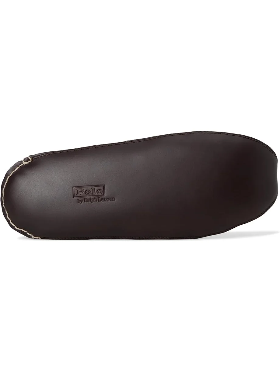 Мужские тапочки Polo Ralph Lauren Yarmond — изображение 3 из 7, коричневый