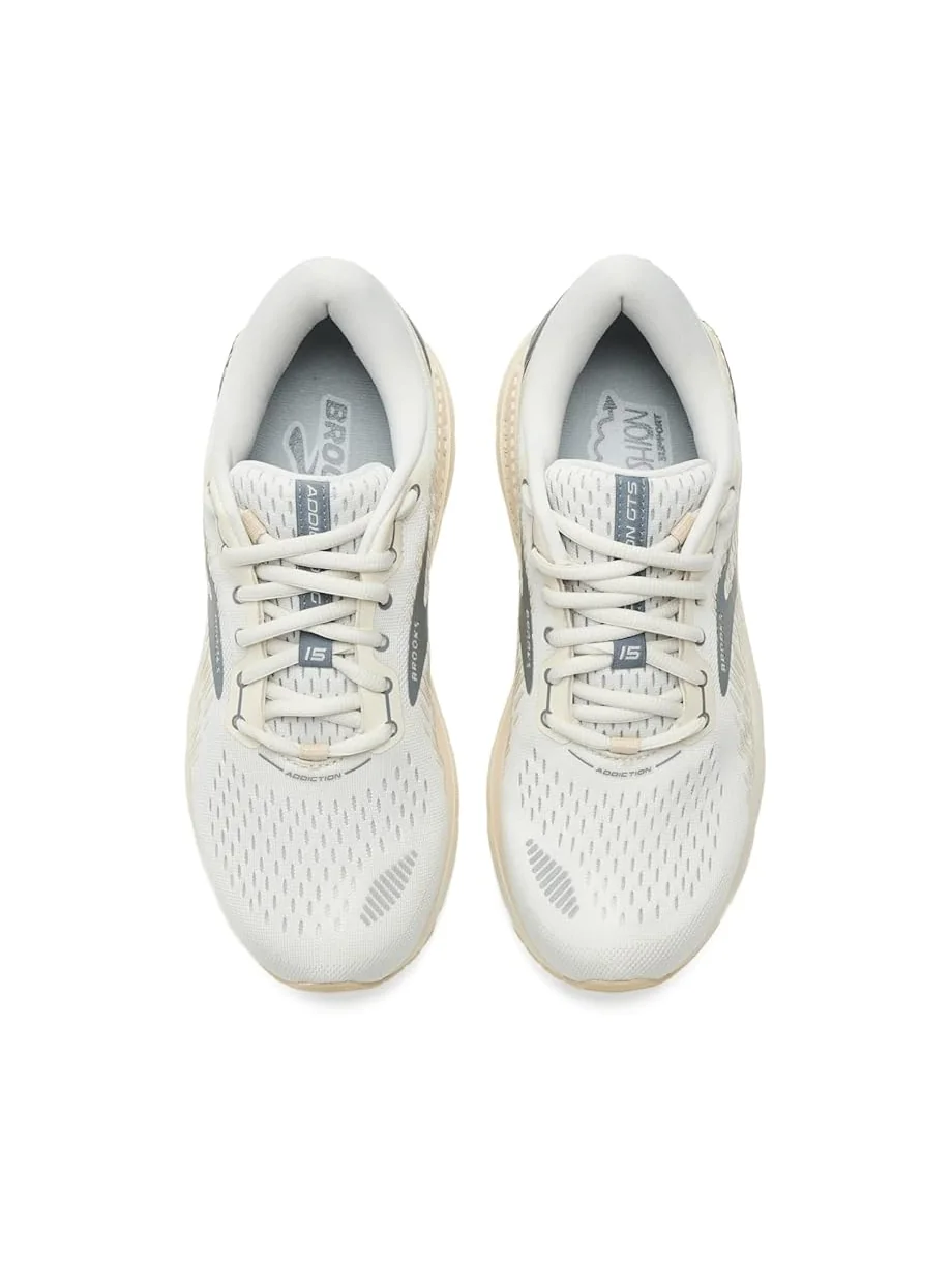 Женские кроссовки Brooks Addiction GTS 15 — изображение 2 из 7, серый/серый/песочный
