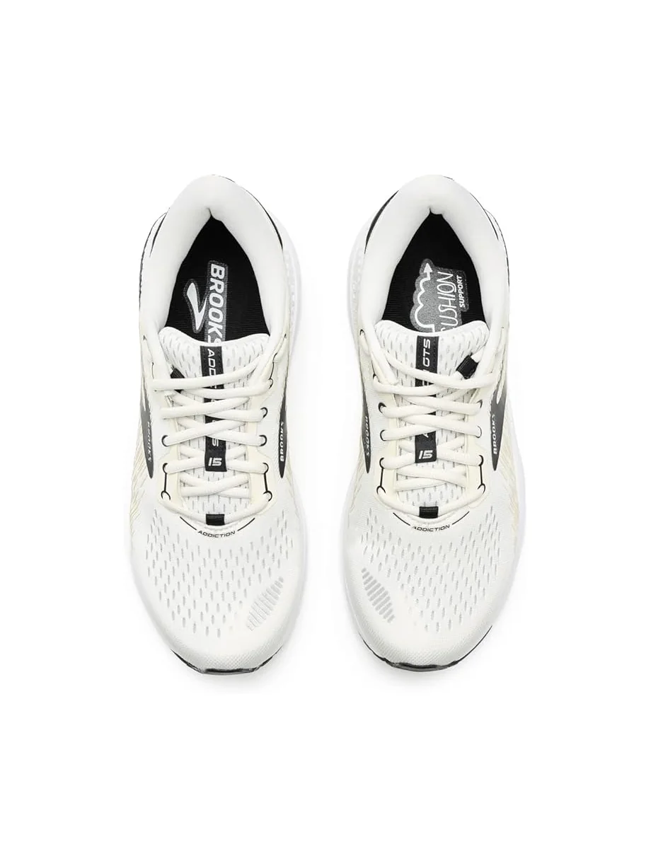 Мужские кроссовки Brooks Addiction GTS 15 — изображение 2 из 7, серый/черный/белый
