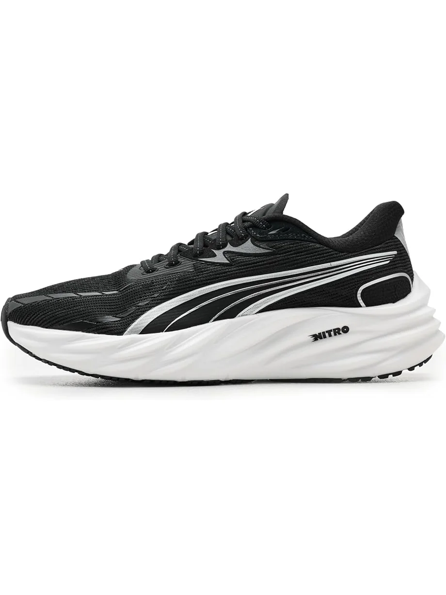 Женские кроссовки PUMA Velocity Nitro 4 — изображение 4 из 7, черный/белый