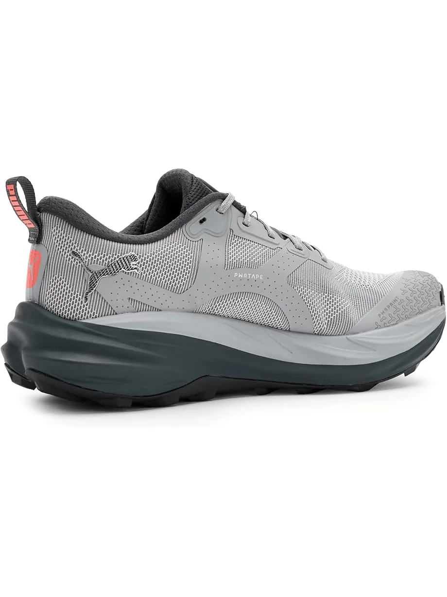 Мужские кроссовки PUMA Voyage Nitro 4 Trail Running — изображение 3 из 7, серый/красный