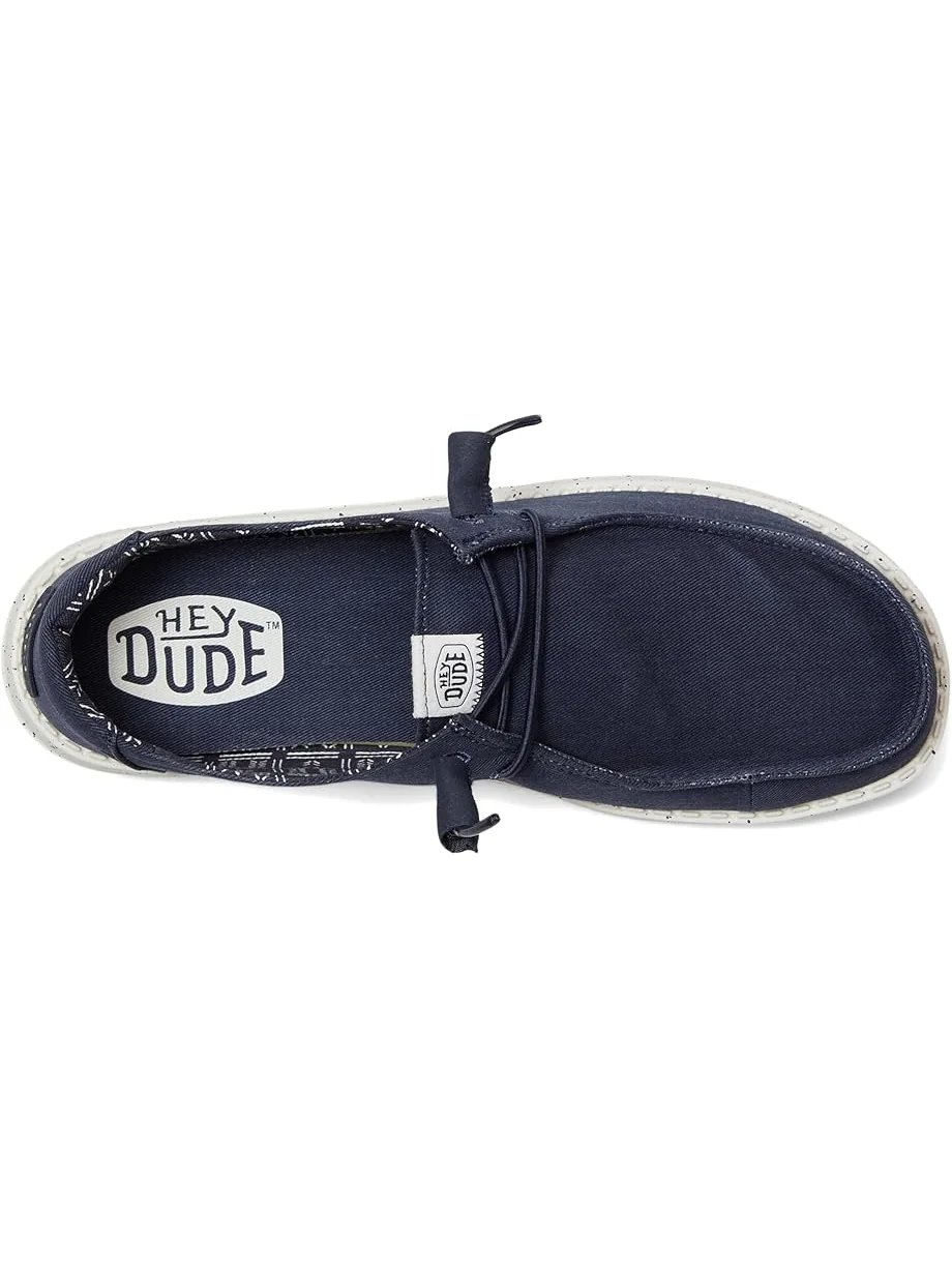 Женские кроссовки Hey Dude Wendy Stretch Canvas — изображение 2 из 7, темно-синий