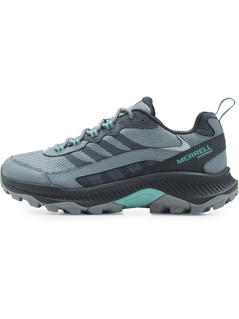 Женские треккинговые ботинки Merrell Speed Strike 2 Waterproof — изображение 4 из 7, каменный серый