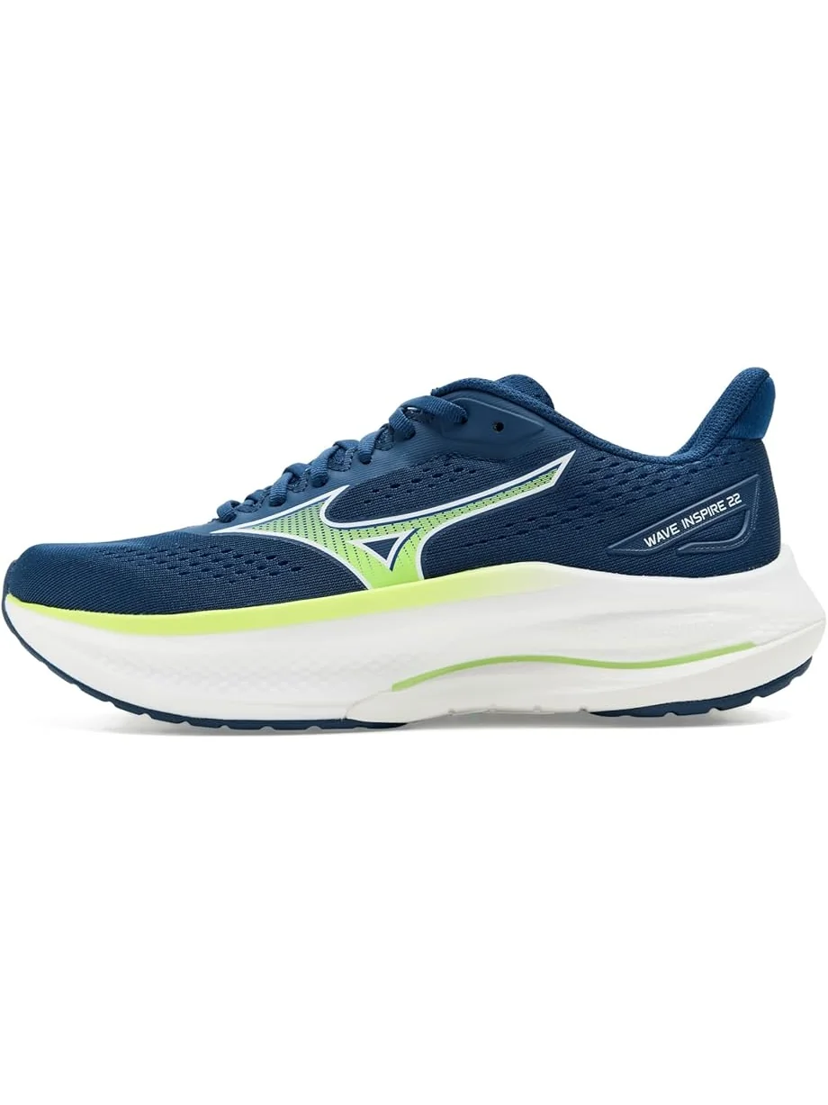 Мужские кроссовки Mizuno Wave Inspire 22 — изображение 4 из 7, синий/белый