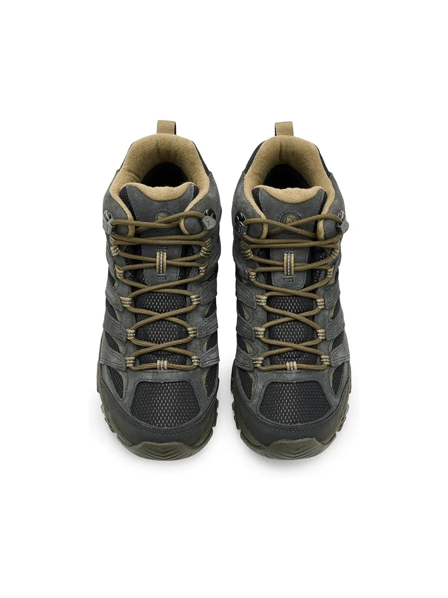 Мужские треккинговые ботинки Merrell Moab 3 Mid Waterproof — изображение 2 из 7, черный