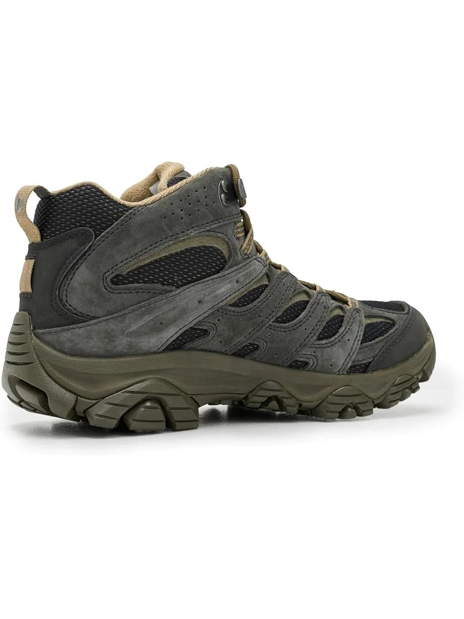 Мужские треккинговые ботинки Merrell Moab 3 Mid Waterproof — изображение 3 из 7, черный
