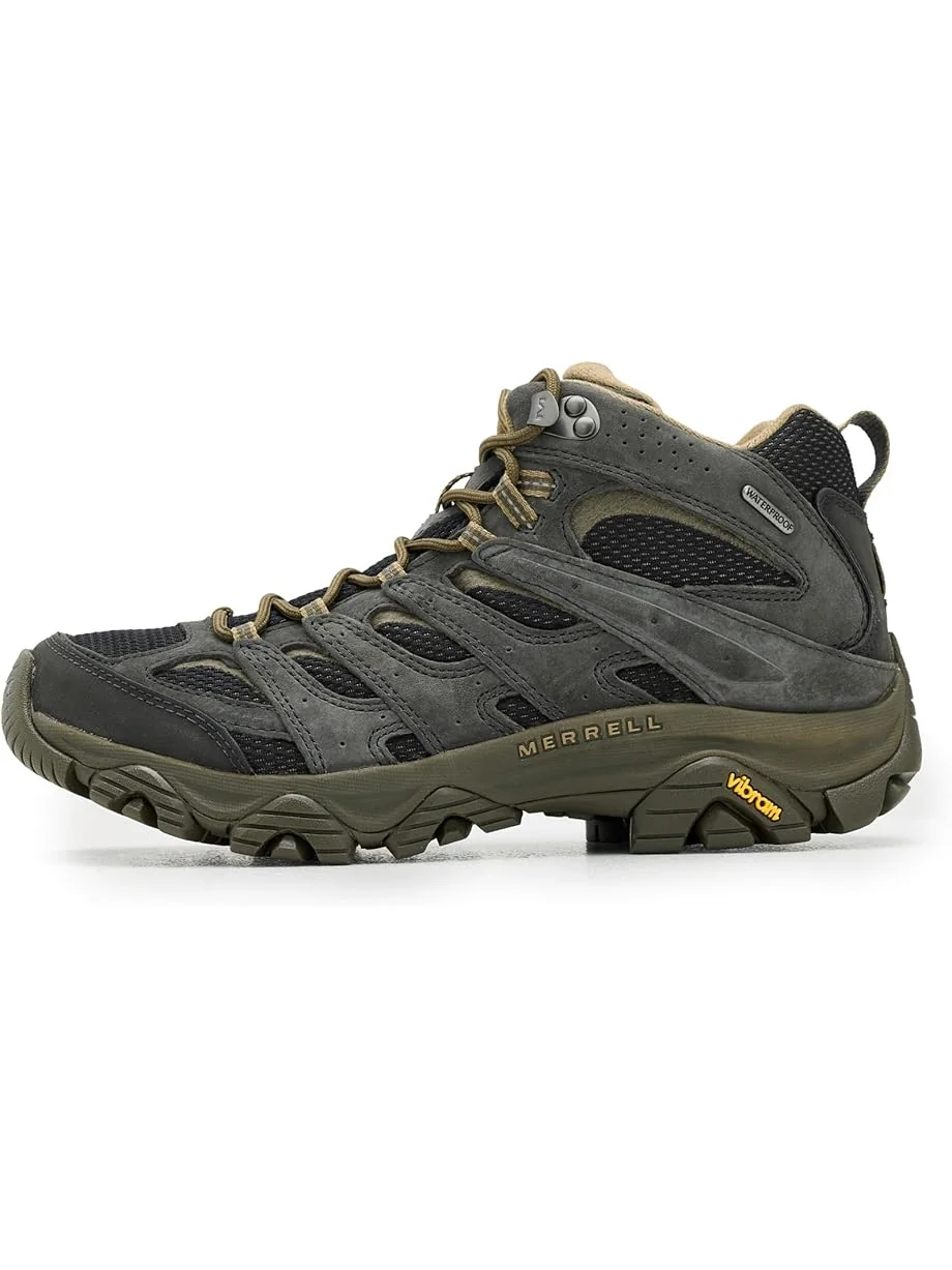 Мужские треккинговые ботинки Merrell Moab 3 Mid Waterproof — изображение 4 из 7, черный