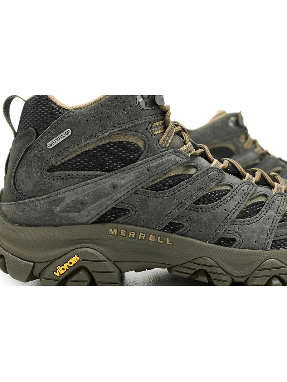 Мужские треккинговые ботинки Merrell Moab 3 Mid Waterproof — изображение 6 из 7, черный