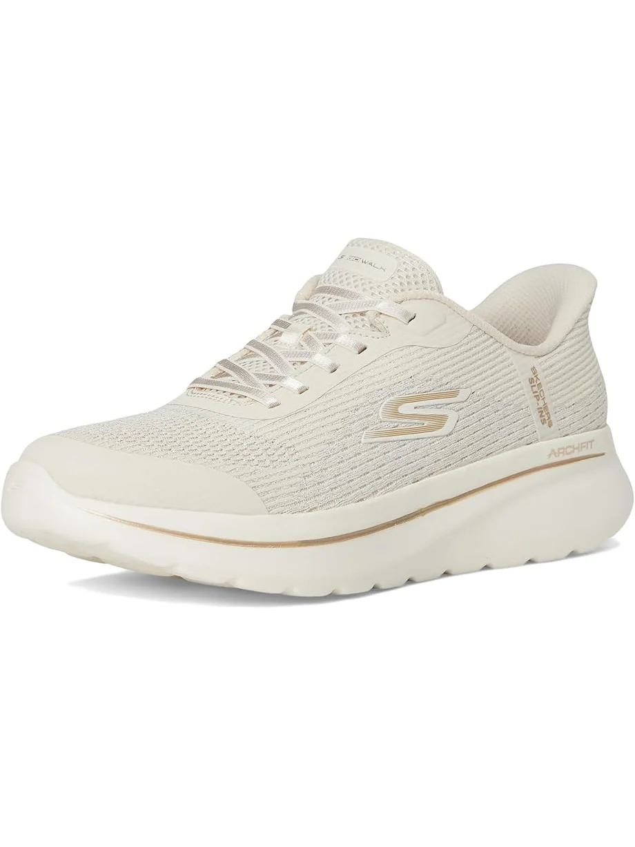 Женские кроссовки SKECHERS Performance Go Walk Arch Fit N-Joy Ria Hands Free Slip-Ins — изображение 7 из 7, прозрачный