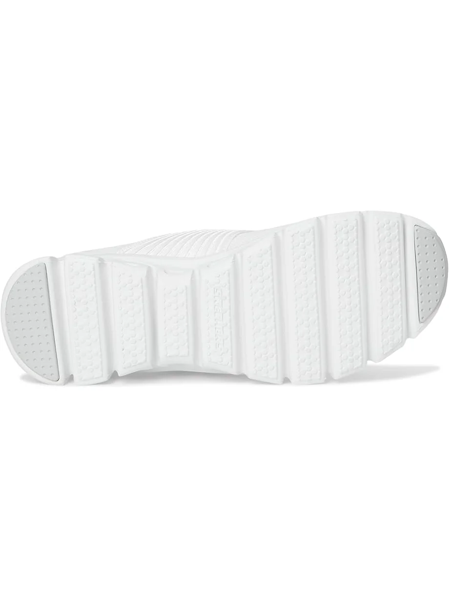 Женские кроссовки SKECHERS Stargaze Hands Free Slip-Ins — изображение 3 из 7, белый/серый