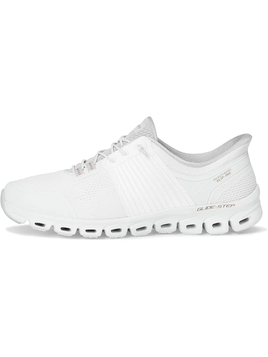 Женские кроссовки SKECHERS Stargaze Hands Free Slip-Ins — изображение 4 из 7, белый/серый