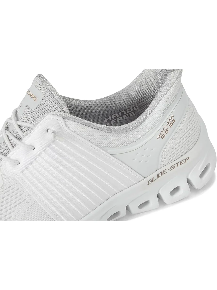 Женские кроссовки SKECHERS Stargaze Hands Free Slip-Ins — изображение 6 из 7, белый/серый