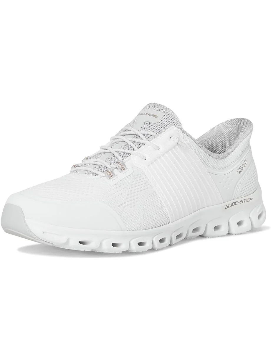 Женские кроссовки SKECHERS Stargaze Hands Free Slip-Ins — изображение 7 из 7, белый/серый