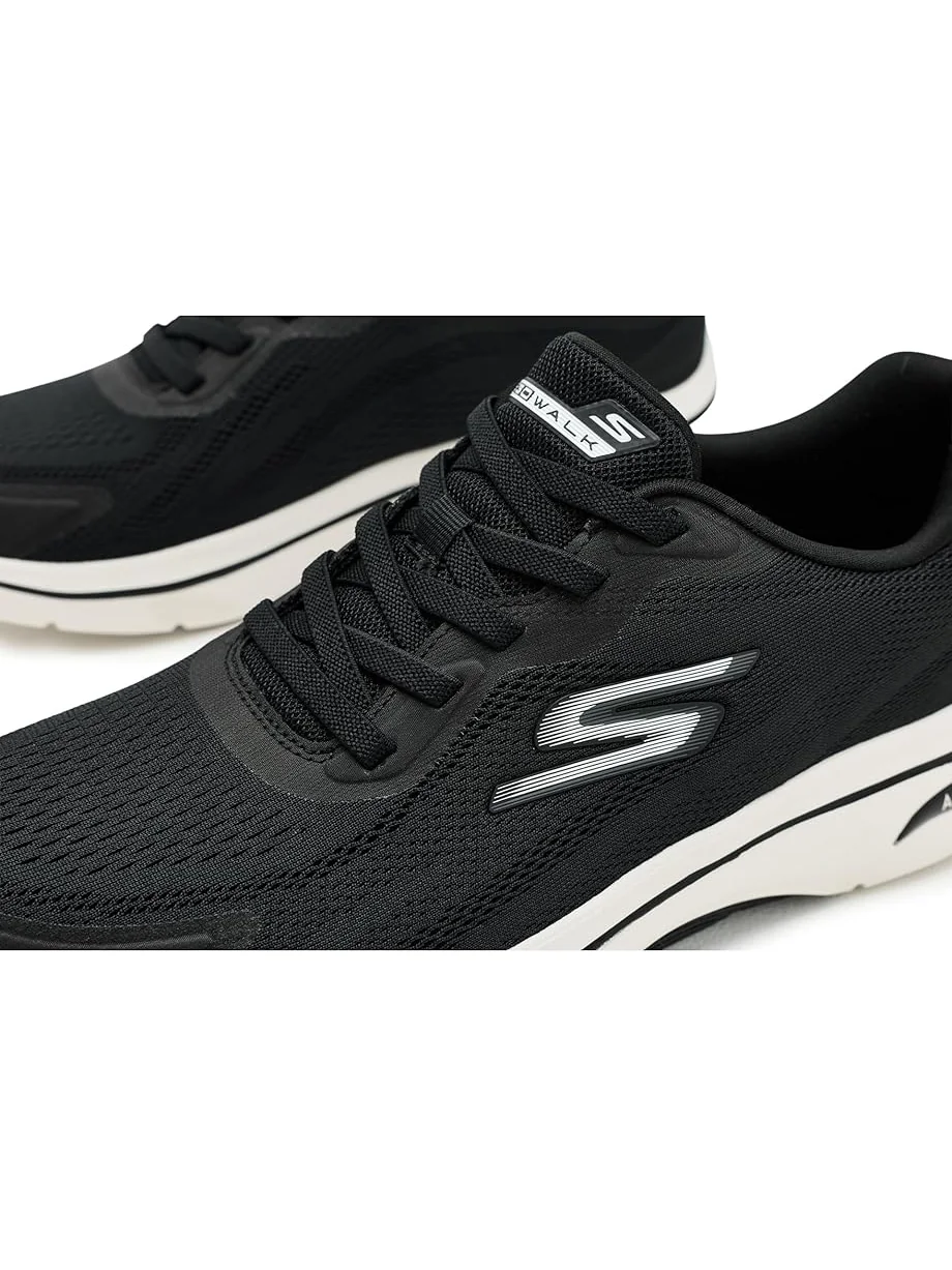 Мужские кроссовки SKECHERS Performance Go Walk Arch-Fit 2.0 Hands Free Slip-In — изображение 6 из 7, черный/белый