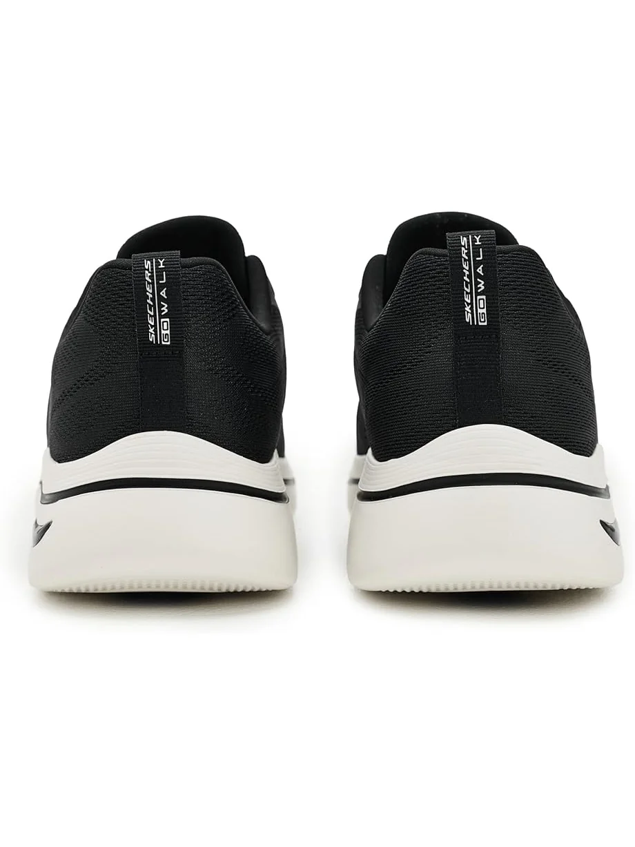 Мужские кроссовки SKECHERS Performance Go Walk Arch-Fit 2.0 Hands Free Slip-In — изображение 7 из 7, черный/белый