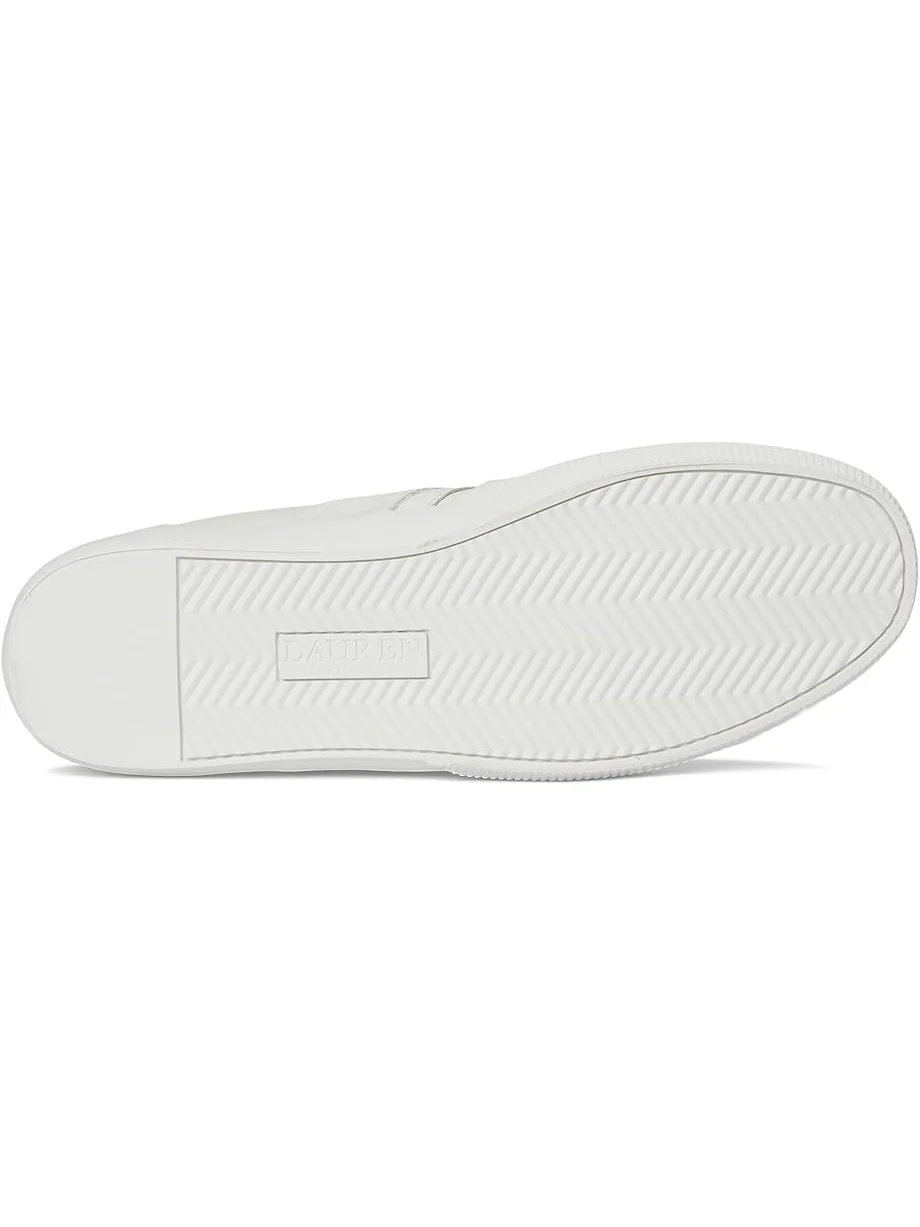 Женские кеды Lauren Ralph Lauren Braylee Leather & Suede — изображение 3 из 7, белый