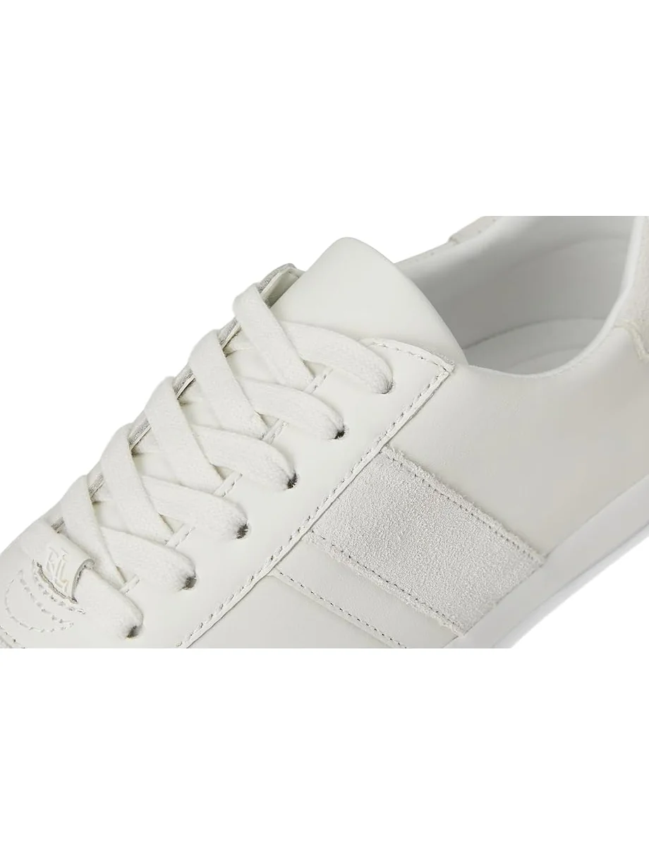 Женские кеды Lauren Ralph Lauren Braylee Leather & Suede — изображение 6 из 7, белый