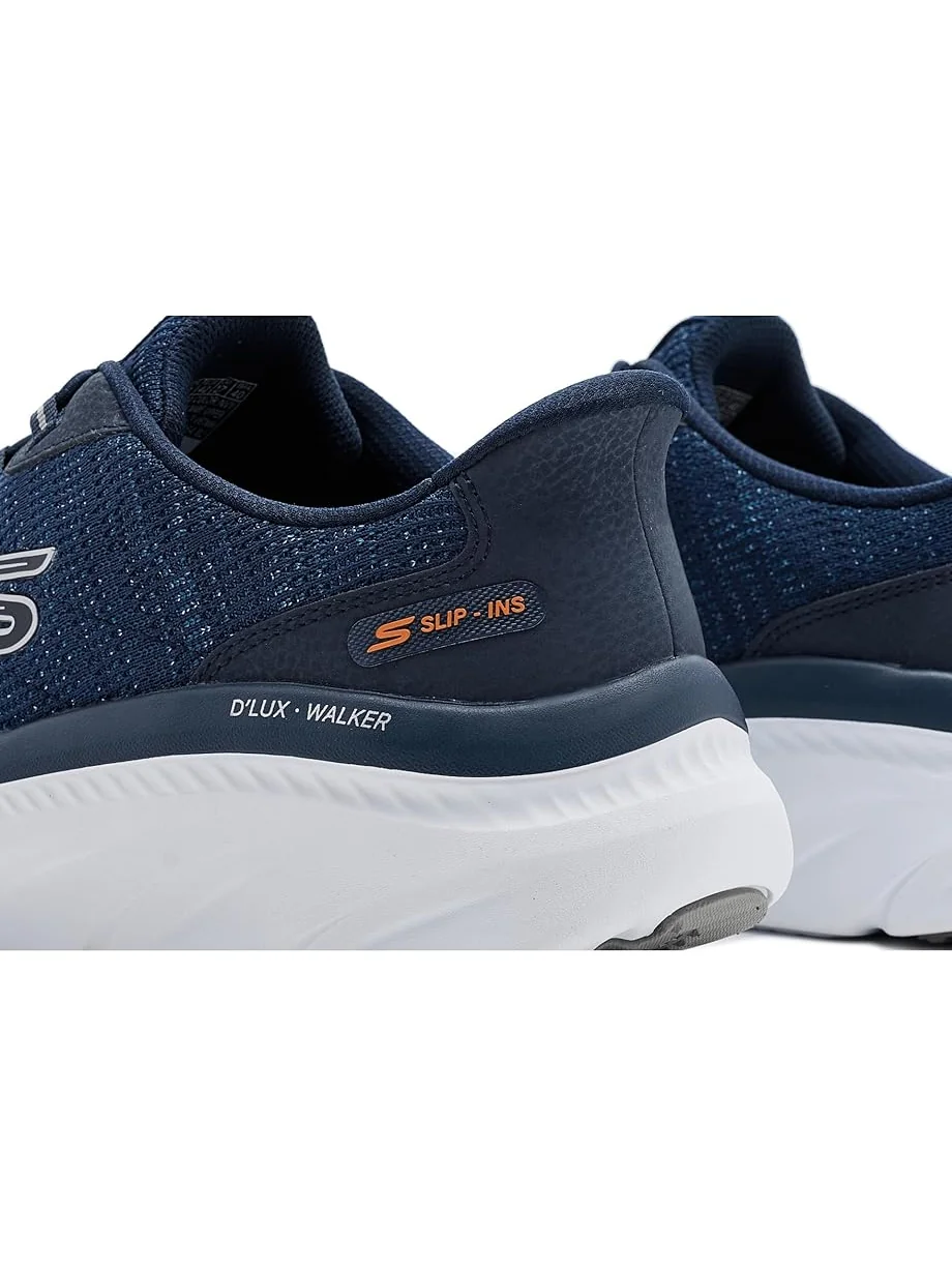 Мужские кроссовки SKECHERS D'Lux Walker 3.0 Drevven Hands Free Slip-In — изображение 6 из 7, темно-синий