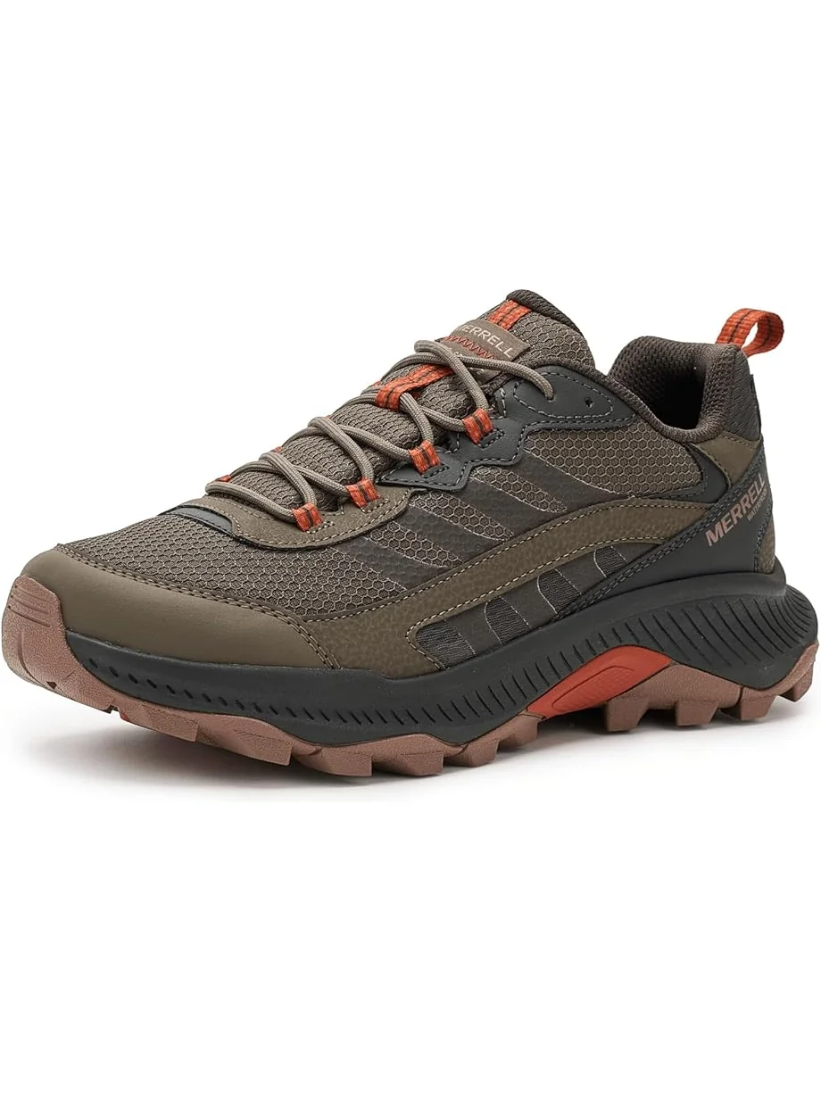 Мужские треккинговые ботинки Merrell Speed Strike 2 Waterproof — изображение 1 из 7, оливковый