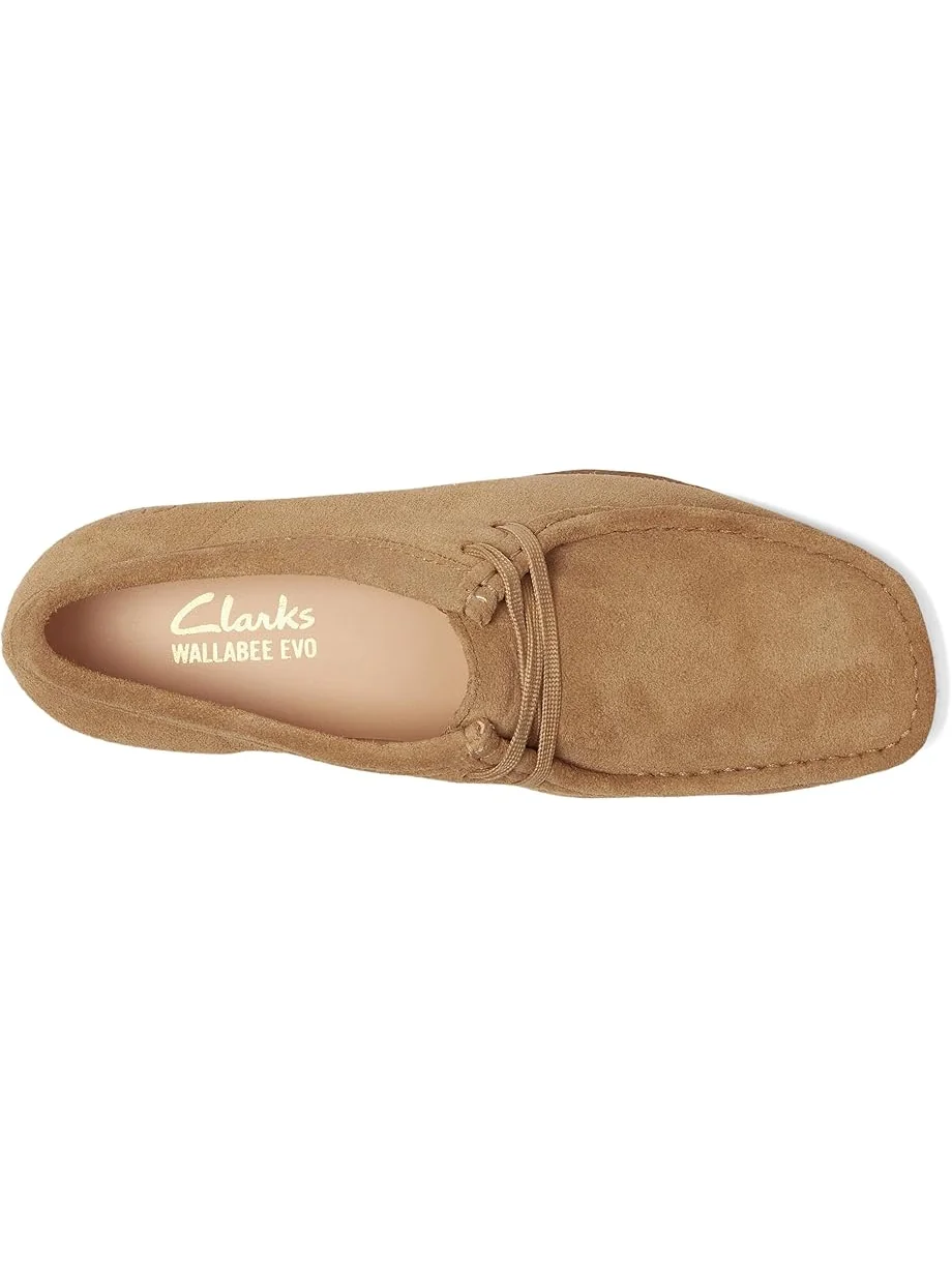 Женские топсайдеры Clarks Wallabee Evo — изображение 2 из 7, темный песочный