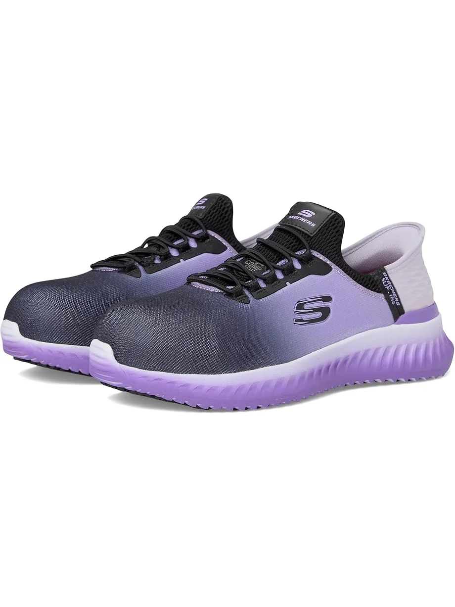 Женские кроссовки SKECHERS Work Tilido - Ombray Comp Toe — фиолетовый