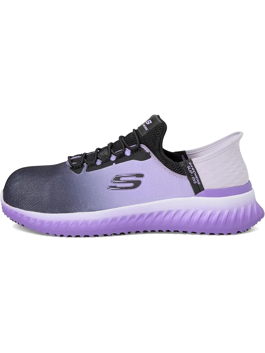 Женские кроссовки SKECHERS Work Tilido - Ombray Comp Toe — изображение 4 из 7, черный/фиолетовый