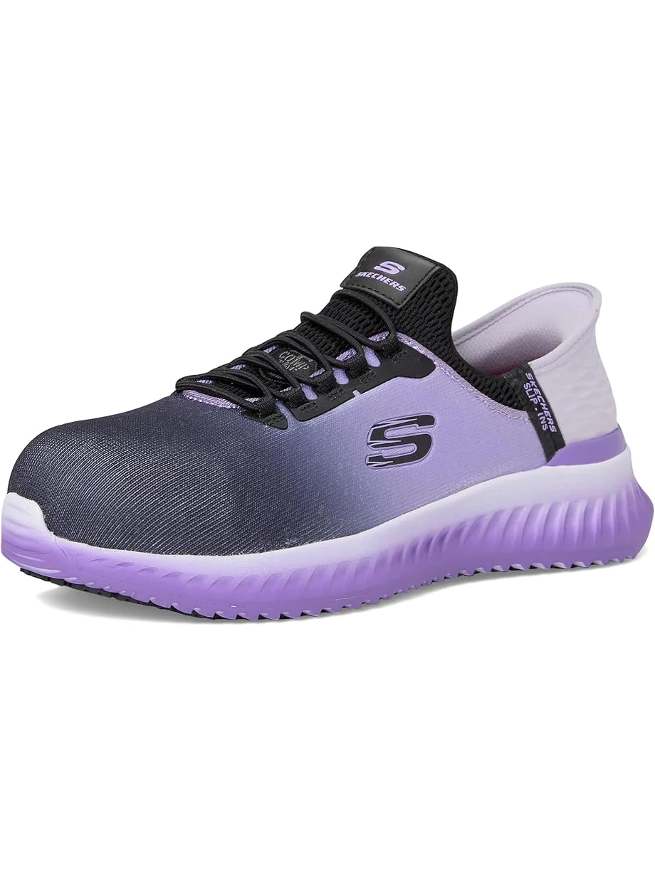Женские кроссовки SKECHERS Work Tilido - Ombray Comp Toe — изображение 7 из 7, черный/фиолетовый