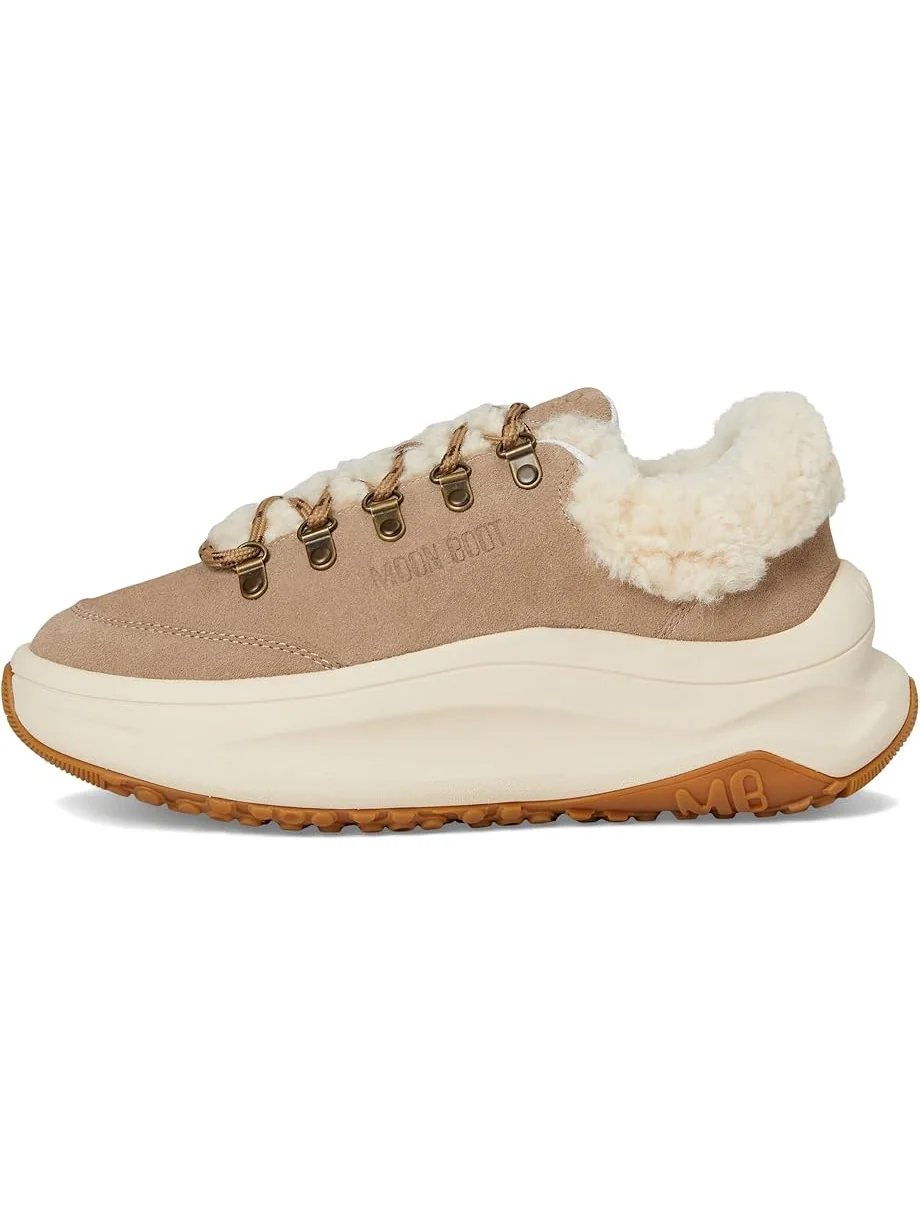 Женские кроссовки MOON BOOT Moon247 City Shearling — изображение 4 из 7, бежевый