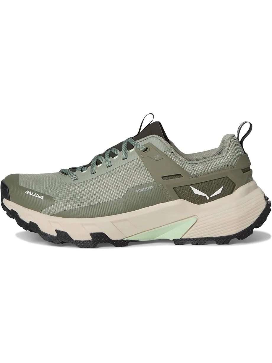 Женские треккинговые ботинки SALEWA Pedroc 2 PTX — изображение 4 из 7, зеленый