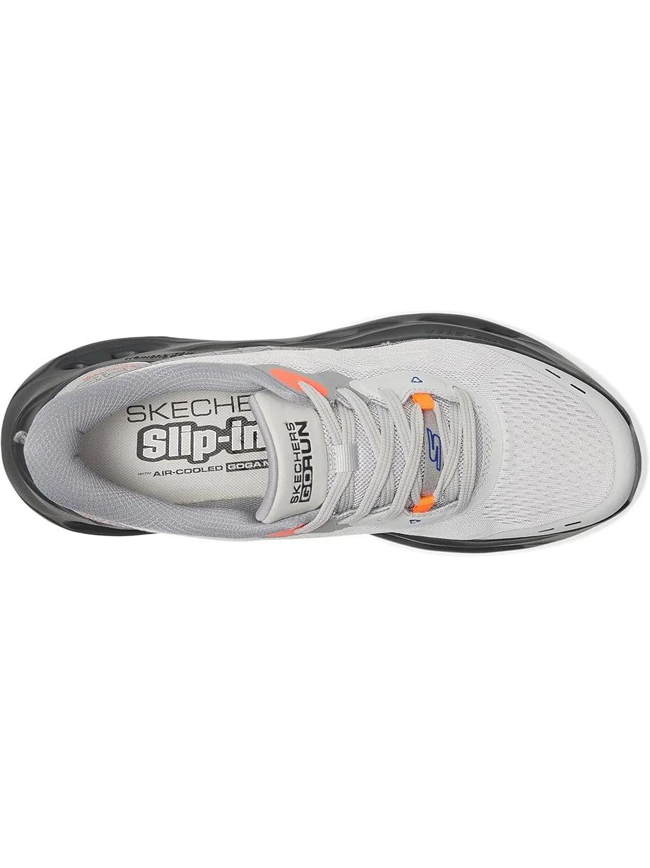 Мужские кроссовки SKECHERS Hands Free Slip-Ins Max Cushioning Glide-Step - Advert — изображение 2 из 7, серый/черный