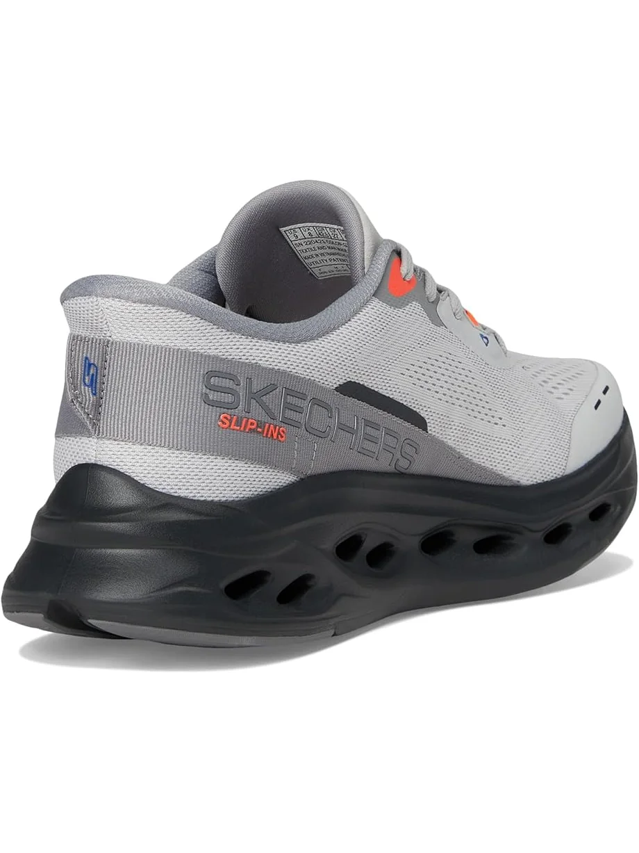 Мужские кроссовки SKECHERS Hands Free Slip-Ins Max Cushioning Glide-Step - Advert — изображение 5 из 7, серый/черный