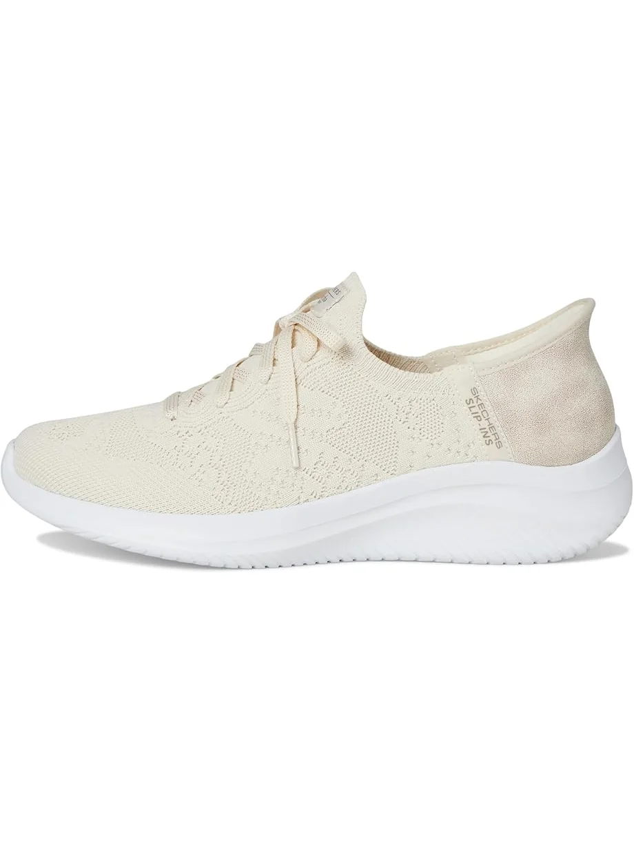Женские кроссовки SKECHERS Martha Stewart Ultra Flex 3.0 Back On Track Hands Free Slip-Ins — изображение 4 из 7, кремовый