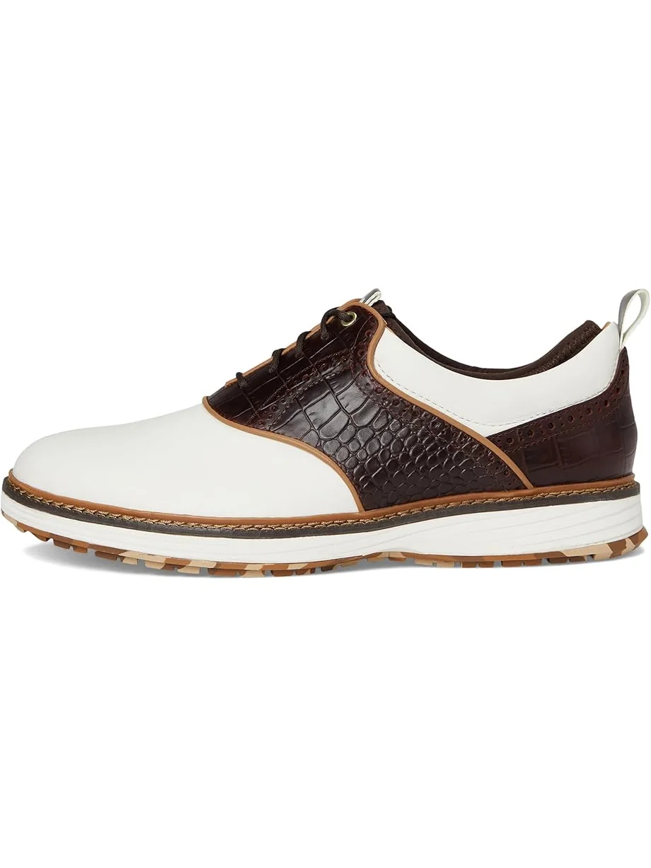Мужские кроссовки Johnston & Murphy Upton Gl4 Luxe Hybrid — изображение 4 из 7, белый/коричневый