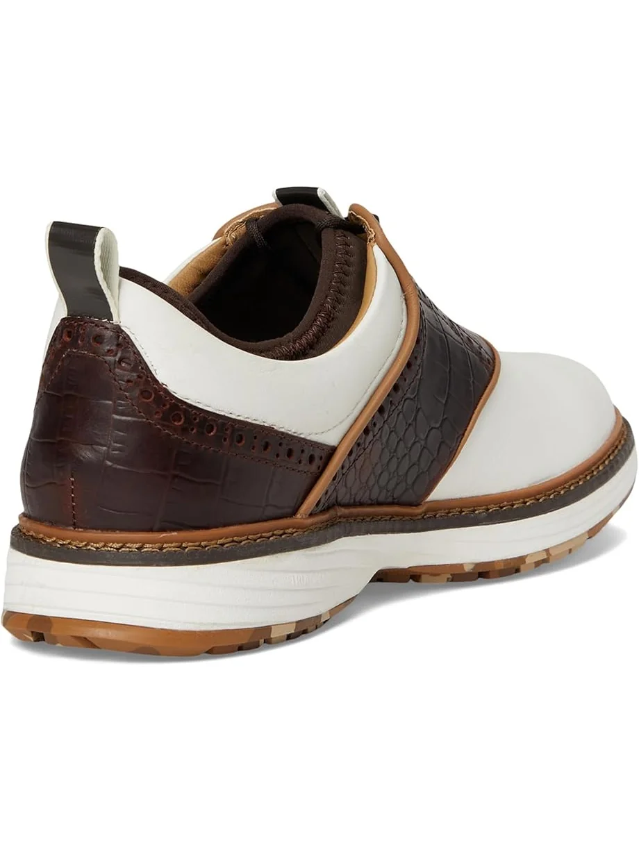 Мужские кроссовки Johnston & Murphy Upton Gl4 Luxe Hybrid — изображение 5 из 7, белый/коричневый