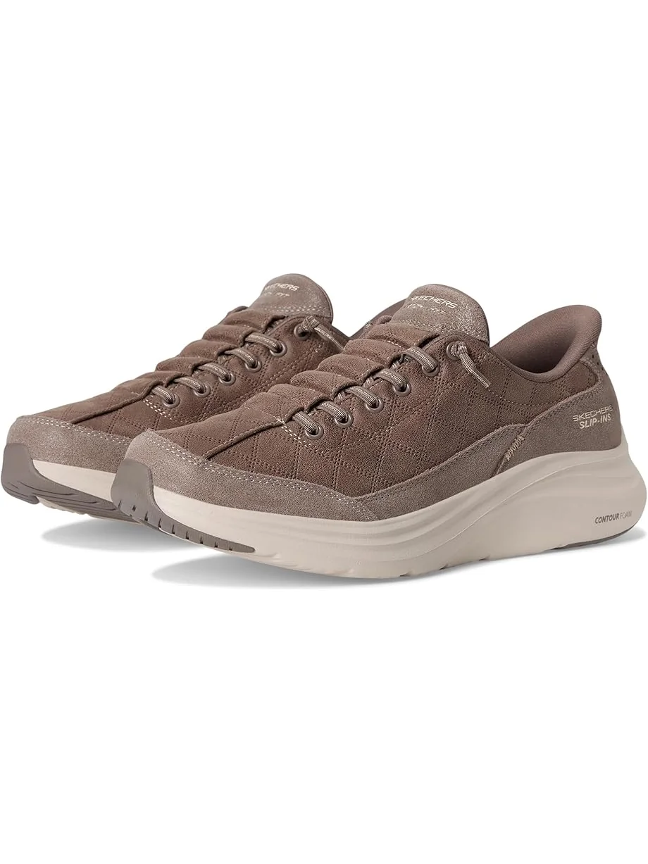Женские кроссовки SKECHERS Contour Foam Cozy Fit Hands Free Slip-Ins