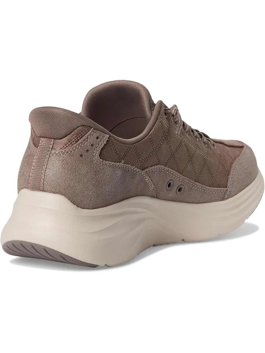 Женские кроссовки SKECHERS Contour Foam Cozy Fit Hands Free Slip-Ins — изображение 5 из 7, тауп