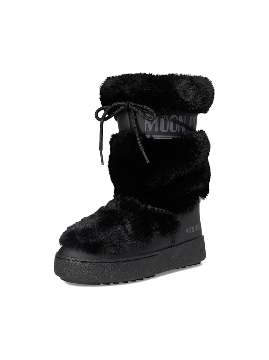 Женские ботинки MOON BOOT Ltrack Faux Fur High Wp — изображение 7 из 7, черный