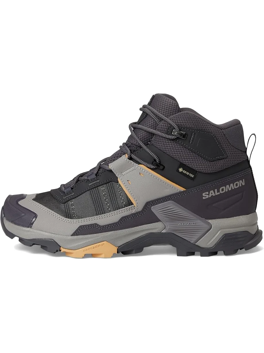 Женские треккинговые ботинки Salomon X Ultra 5 Mid GTX — изображение 4 из 7, серый
