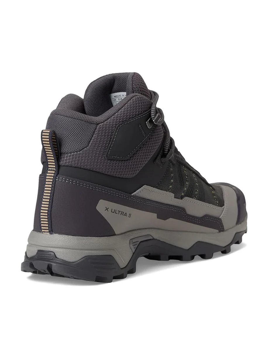 Женские треккинговые ботинки Salomon X Ultra 5 Mid GTX — изображение 5 из 7, серый