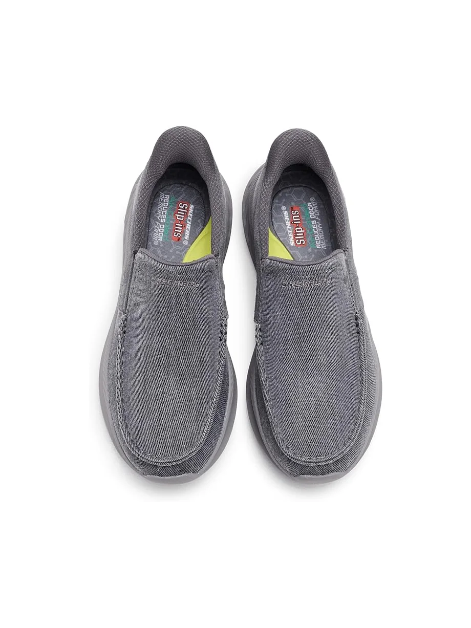 Мужские кроссовки SKECHERS Pollard - Reed — изображение 2 из 7, темно-серый