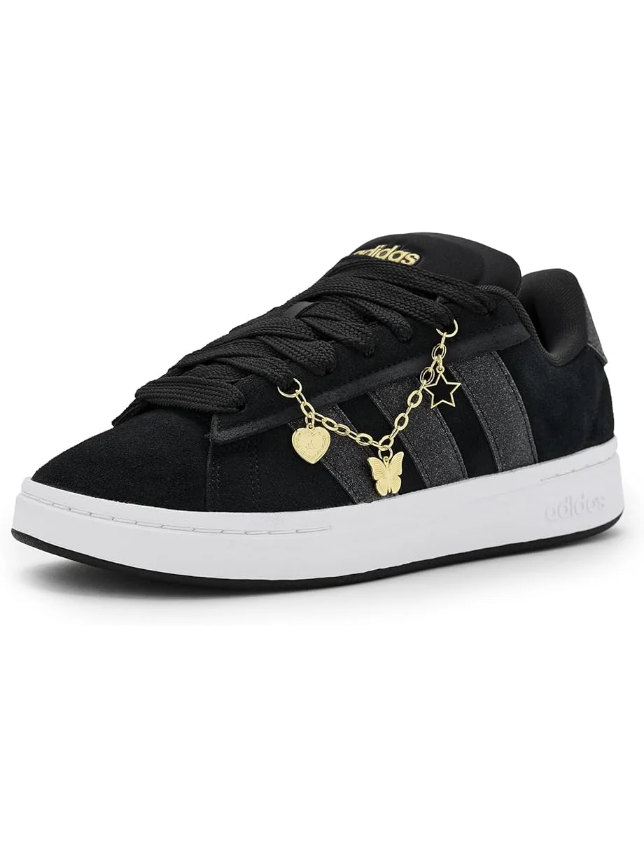 Женские кроссовки Adidas Grand Court Alpha 00s — изображение 1 из 6, черный/черный/белый