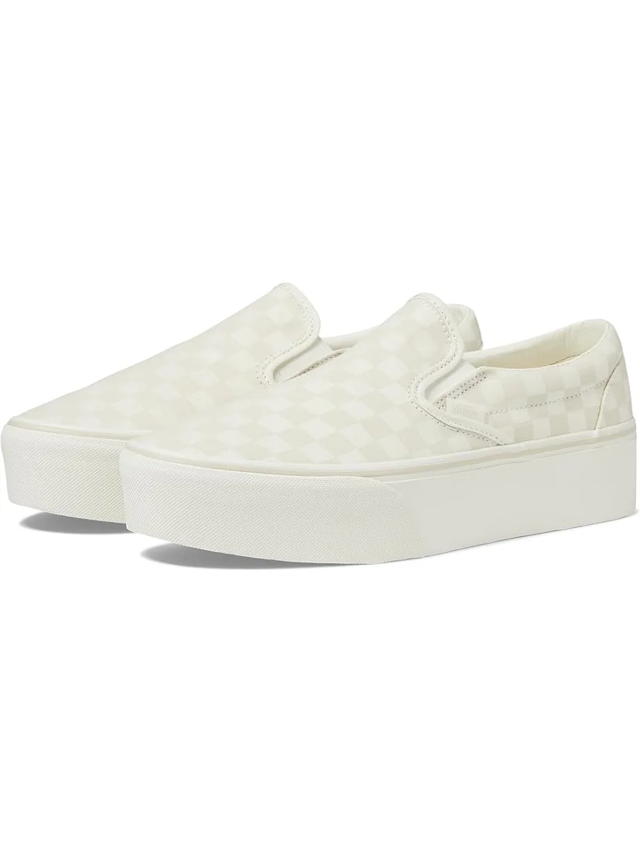 Унисекс кеды Vans Classic Slip-On Stackform, Marshmallow/Turtledove 1