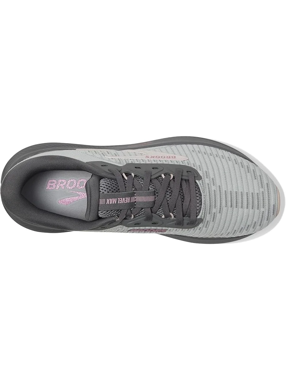 Женские кроссовки Brooks Revel Max — изображение 2 из 7, серый/металлик